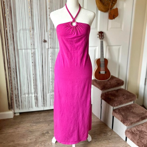 old navy strapless halter maxi dress - Picture 1 of 5